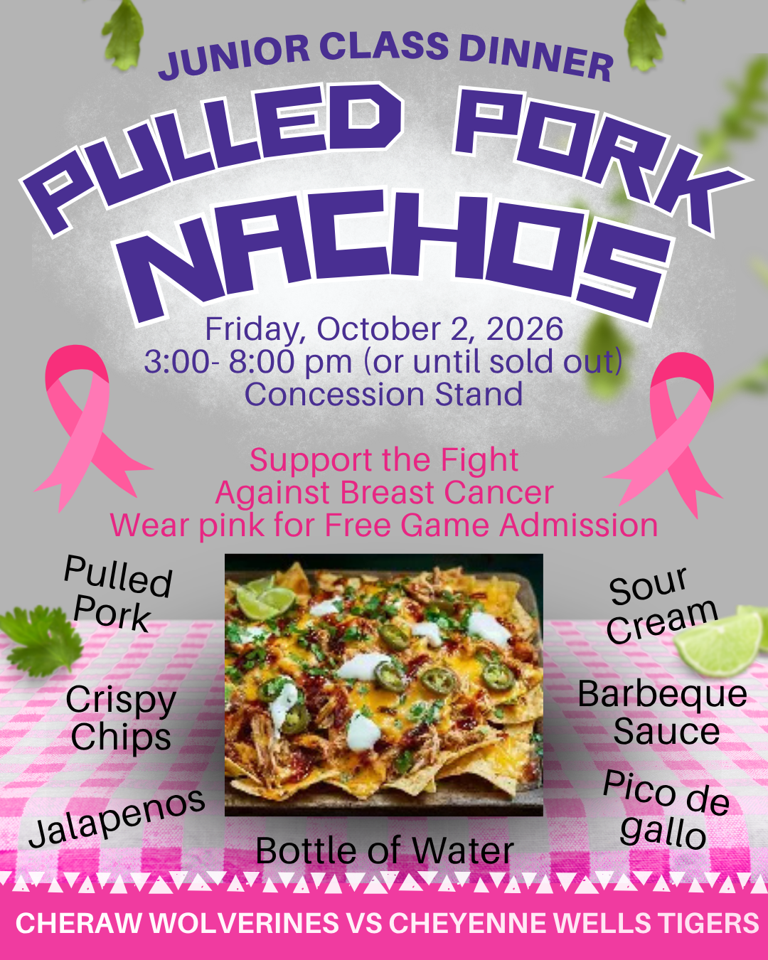Junior Class Dinner Fundraiser